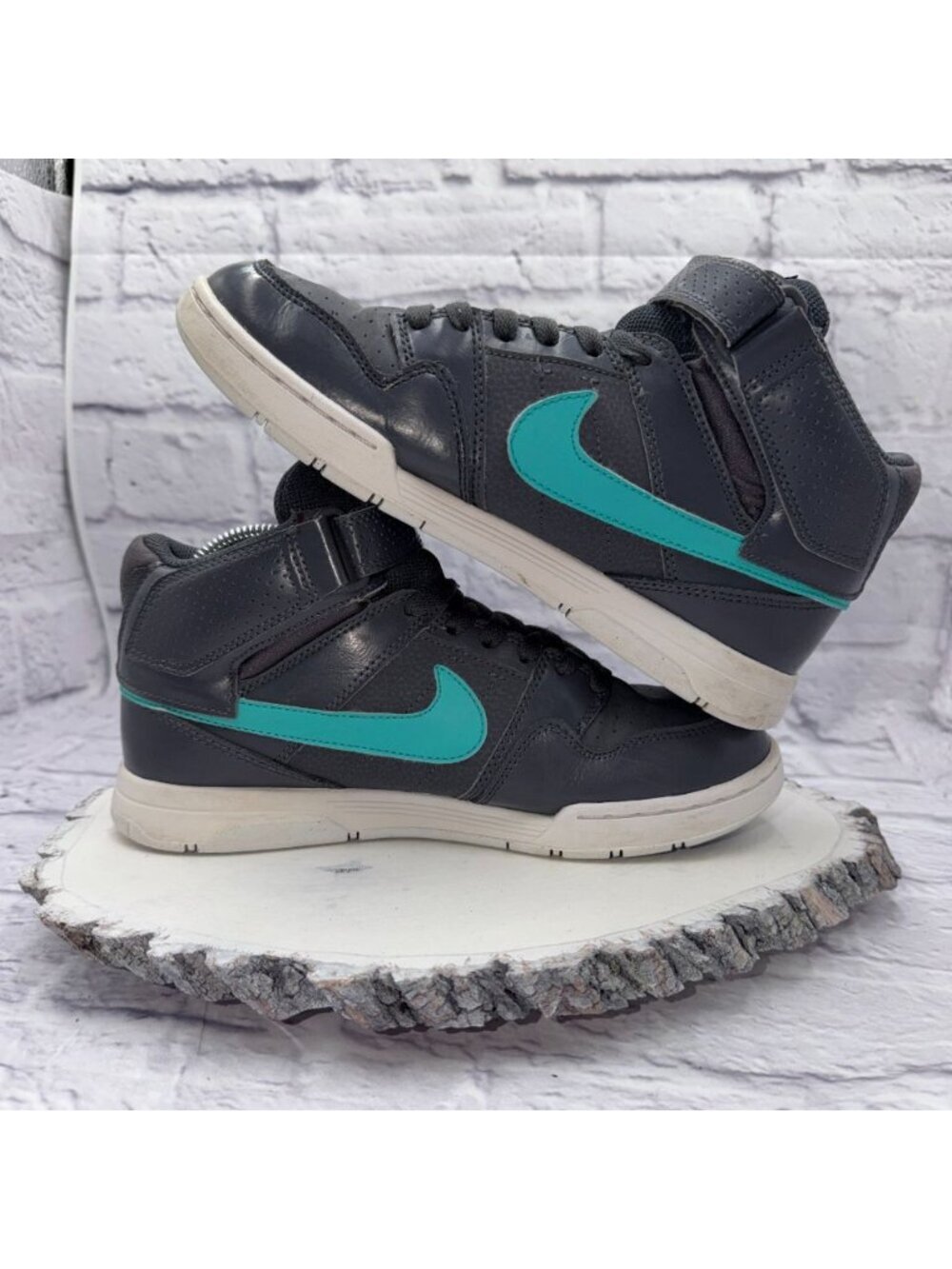 Nike SB Mogan Mid Kids Size 6Y Shoes Gray Blue Pink Sneakers 645025-036 - Picture 6 of 8